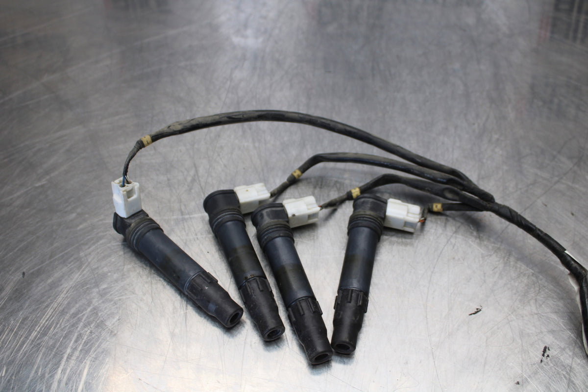 05-06 HONDA CBR600RR IGNITION COILS COIL SPARK PLUG CAPS BB159
