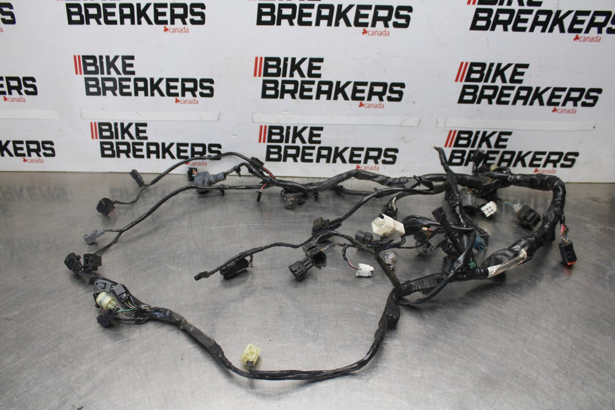 12 KAWASAKI NINJA 650 EX650E MAIN ENGINE WIRING HARNESS MOTOR WIRE LOOM BB926