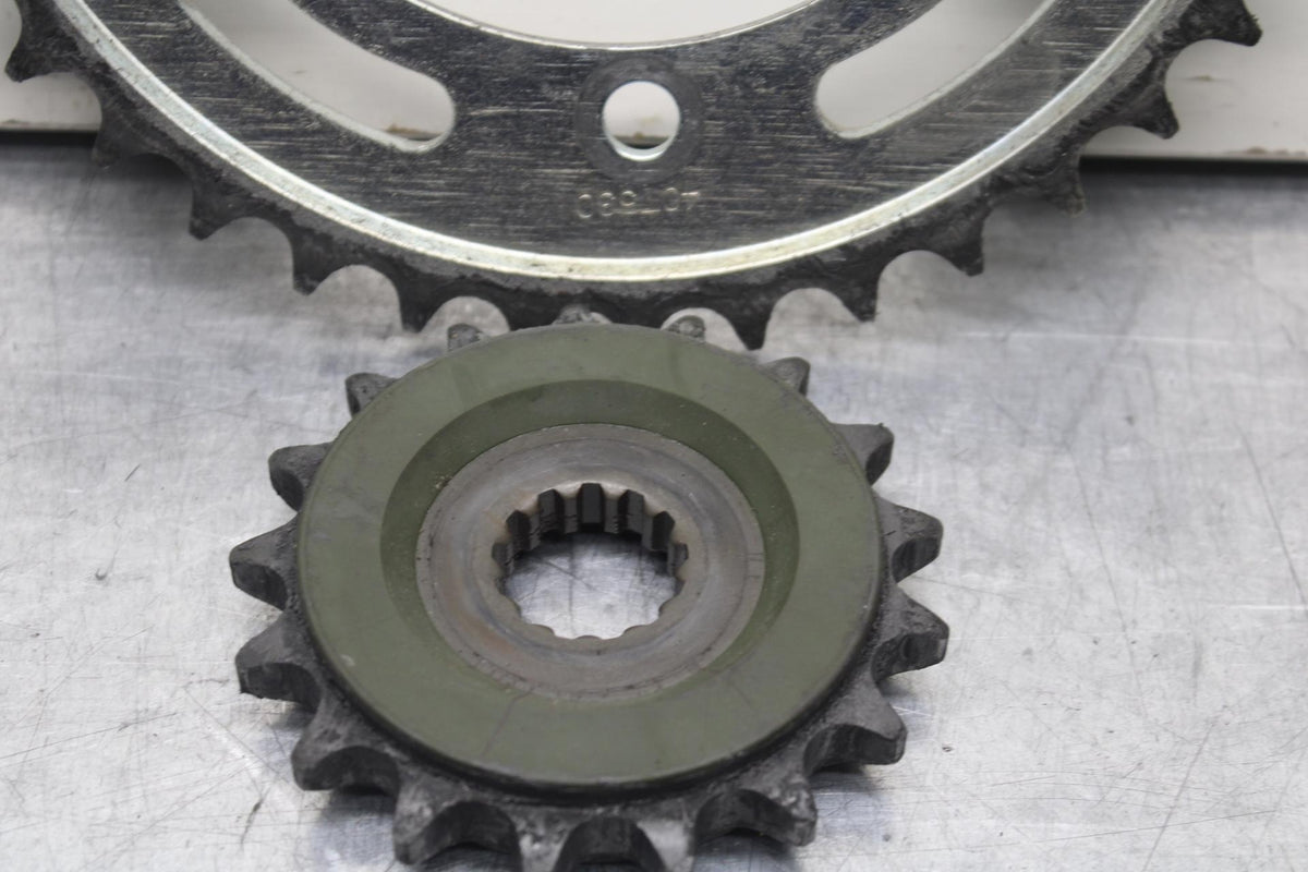 2003 Suzuki SV1000S FRONT AND REAR BACK SPROCKET BB85