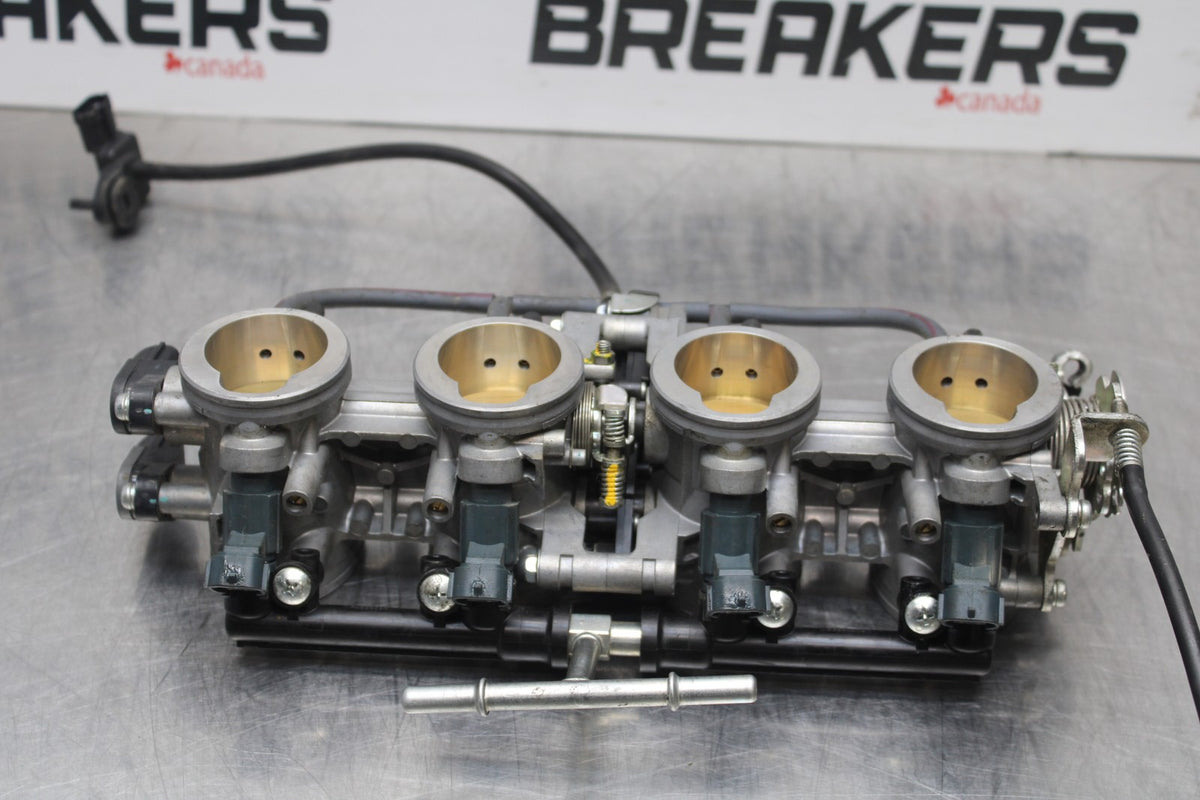 07-08 KAWASAKI NINJA ZX6R MAIN FUEL INJECTORS / THROTTLE BODIES BB199