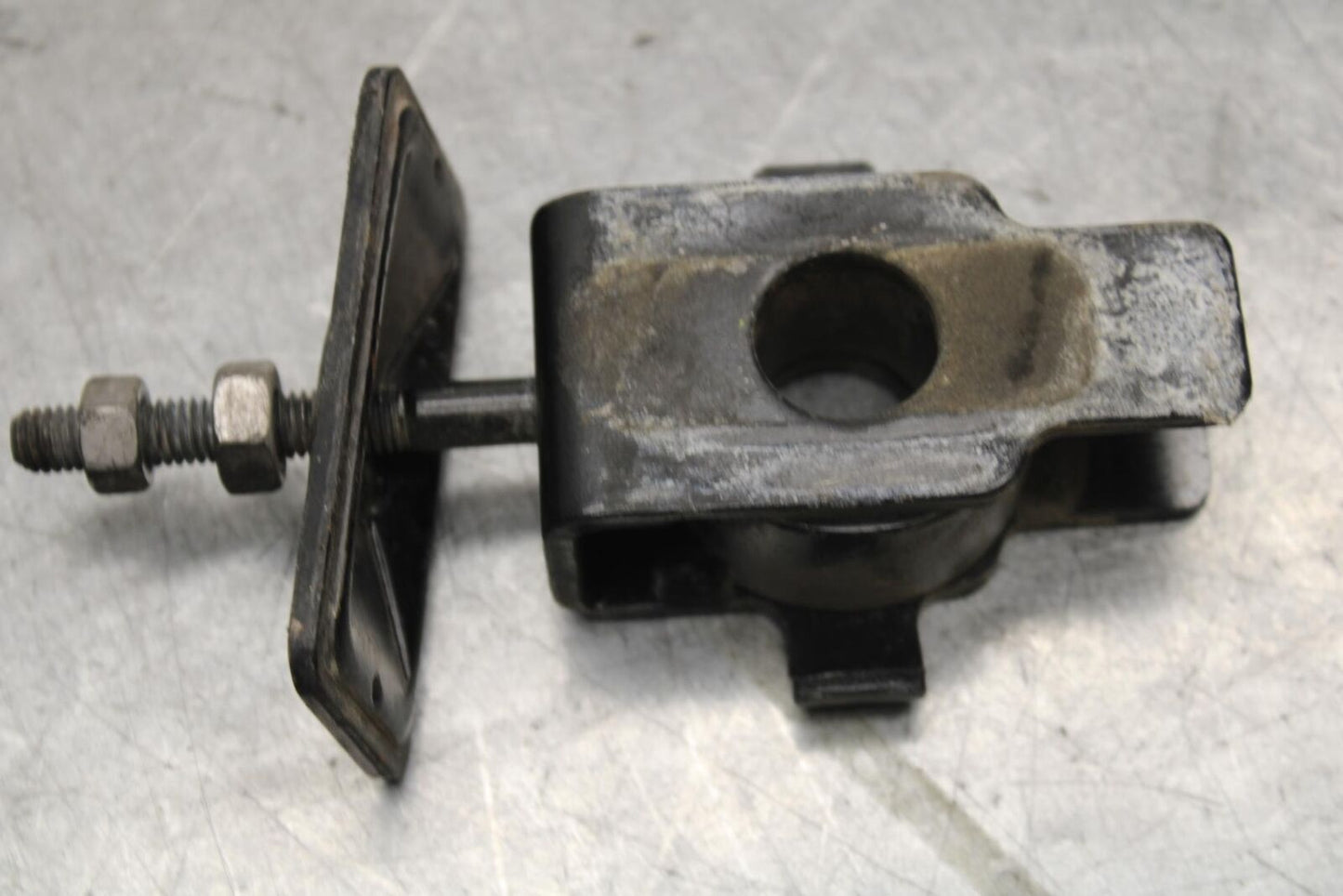 2008 Honda CBF1000 SWINGARM CHAIN TENSIONER ADJUSTMENT BRACKET SET PAIR  BB641