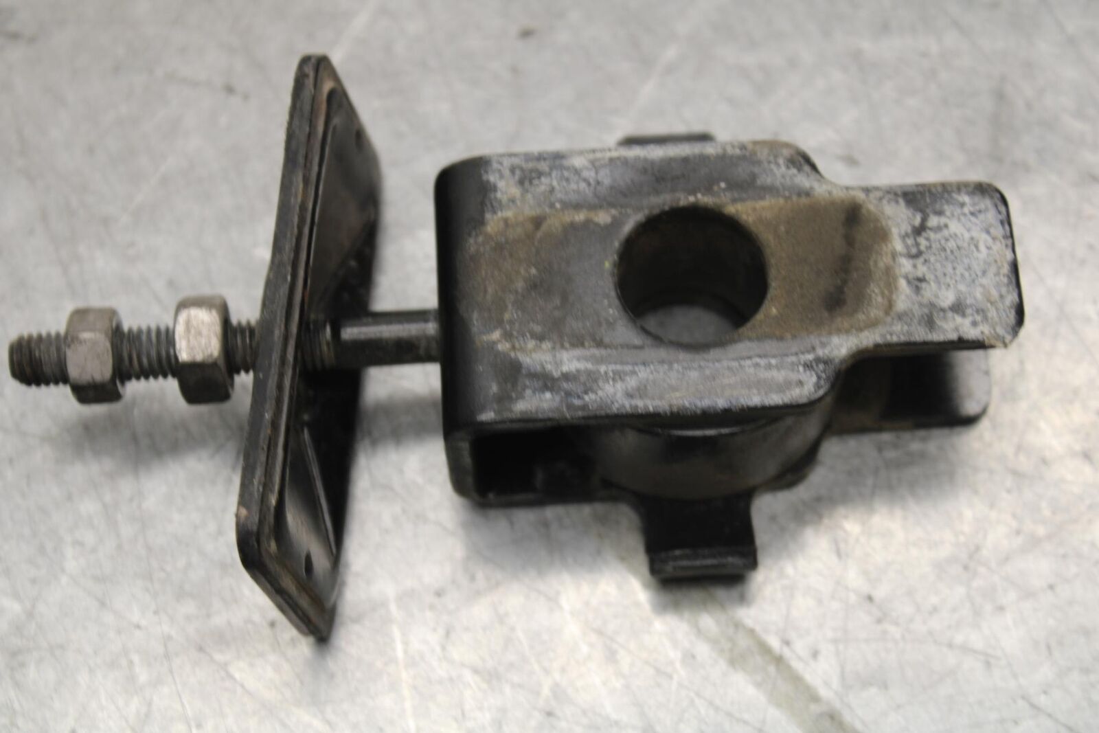 2008 Honda CBF1000 SWINGARM CHAIN TENSIONER ADJUSTMENT BRACKET SET PAIR  BB641