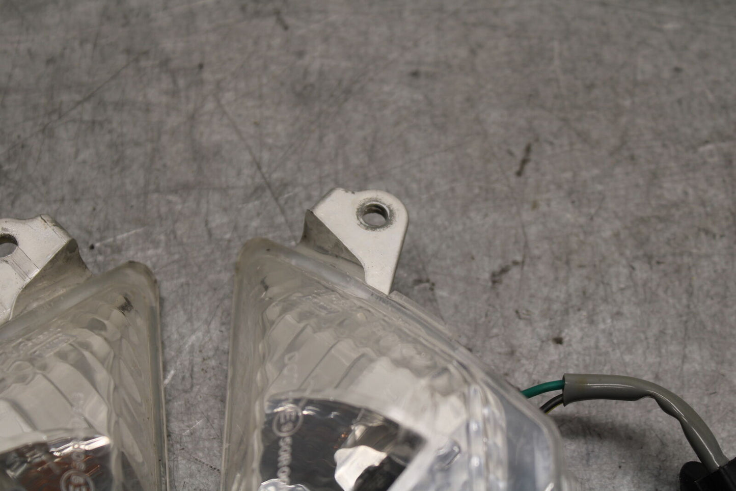 13-18 KAWASAKI NINJA ZX6R FRONT LEFT RIGHT TURN SIGNALS LIGHT INDICATORS BB666