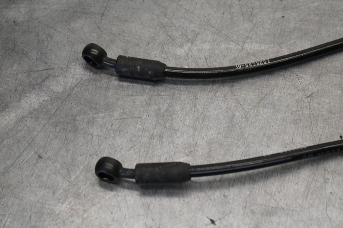 19-21 TRIUMPH SPEED TWIN 1200 FRONT BRAKE CALIPER HOSES LINES BB653