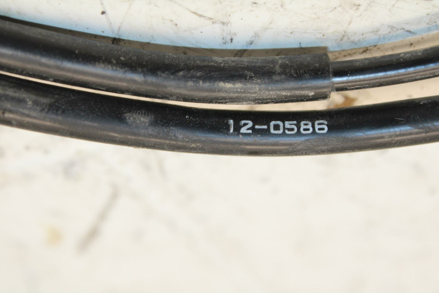 19-20 KAWASAKI NINJA ZX6R THROTTLE CABLES LINES BB407