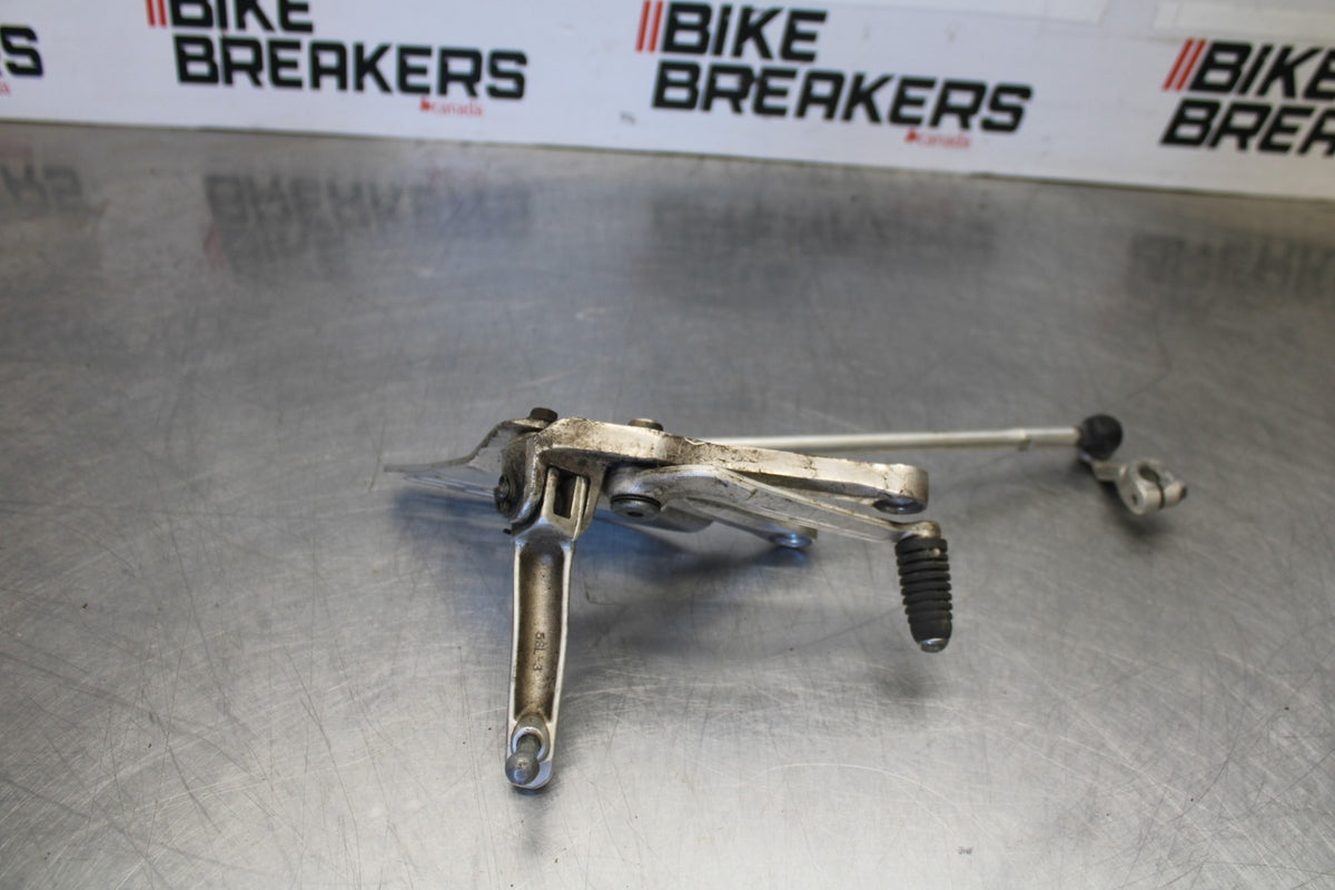05 YAMAHA YZF R6 LEFT REARSET REAR SET FOOT PEG W SHIFTER BB894