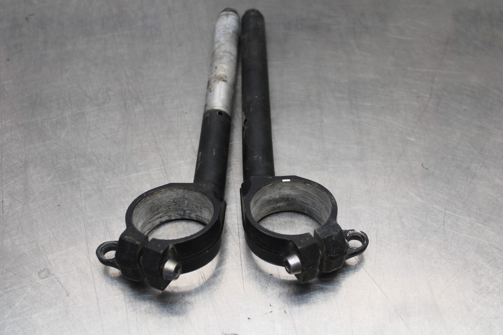 07-08 KAWASAKI NINJA ZX6R LEFT RIGHT CLIP ON ONS HANDLEBARS PAIR SET BB203