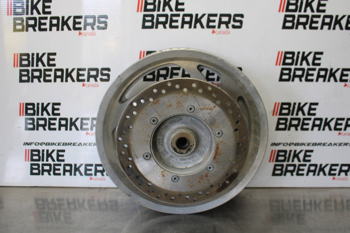 03-08 HONDA VTX1300C REAR WHEEL BACK RIM & ROTOR BB868