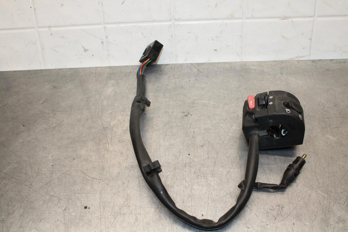 2012 Triumph Daytona 675R LEFT CLIP ON HANDLE HORN SIGNALS SWITCH  BB589