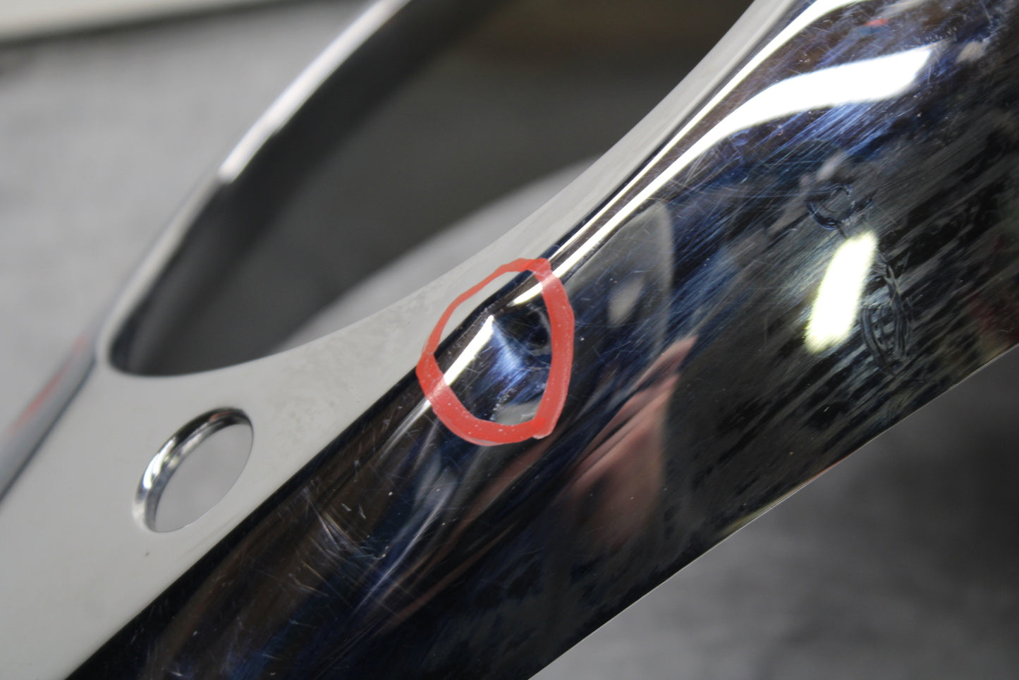 03-08 KAWASAKI VULCAN 1600 GAS TANK CAP COVER TRIM PANELCOWL FAIRING BB754