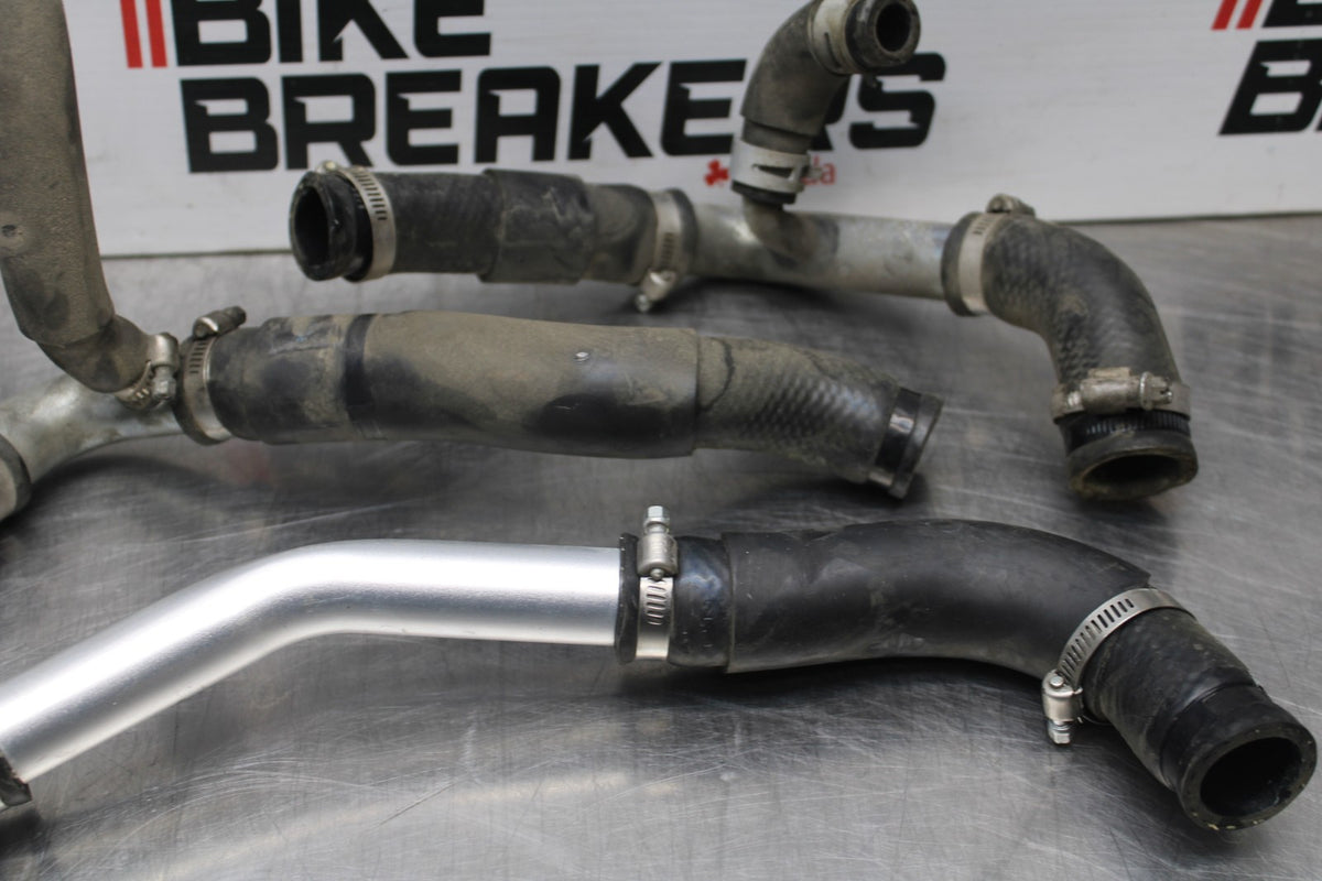 08-16 YAMAHA YZF R6 RADIATOR HOSES ENGINE COOLANT WATER PIPES HOSE KIT SET BB856
