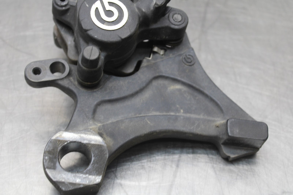 14 TRIUMPH STREET TRIPLE ABS REAR BACK BRAKE CALIPER W MOUNT BRACKET BB808