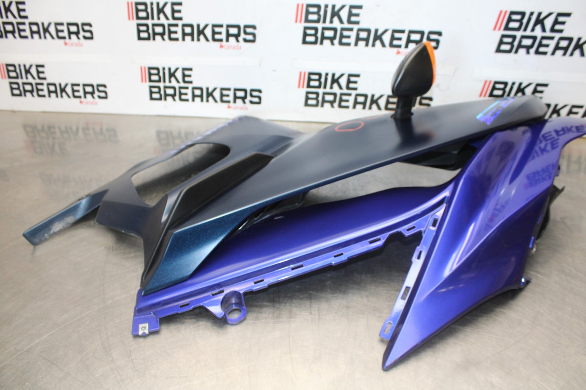 23 YAMAHA YZF R3 LEFT LOWER MID UPPER SIDE FAIRING COWL BB003
