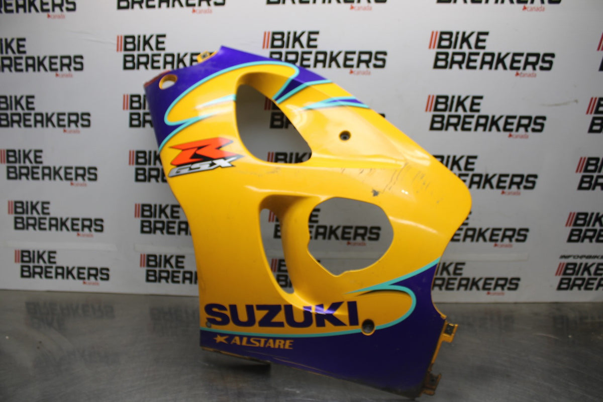 97-00 SUZUKI GSXR600 SRAD LEFT LOWER MID UPPER SIDE FAIRING COWL BB921
