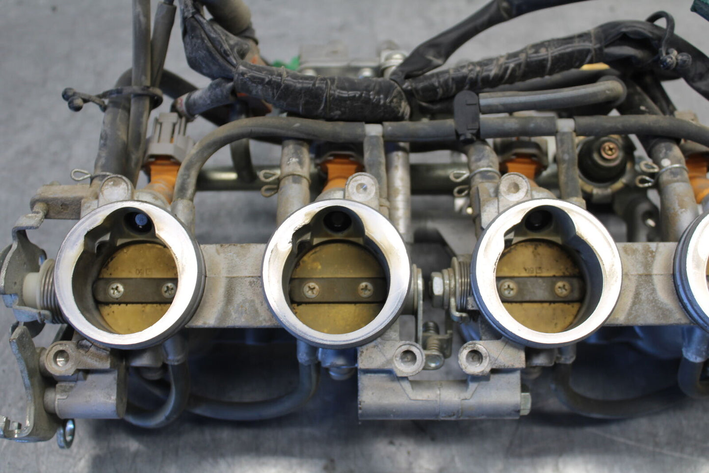 07-09 YAMAHA FZ6 MAIN FUEL INJECTORS / THROTTLE BODIES BB713