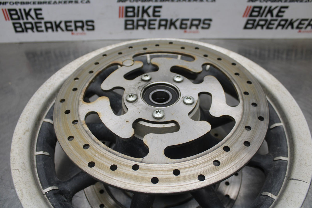 08 HARLEY-DAVIDSON ELECTRA GLIDE POLICE EFI FLHTPI FRONT WHEEL RIM BB816