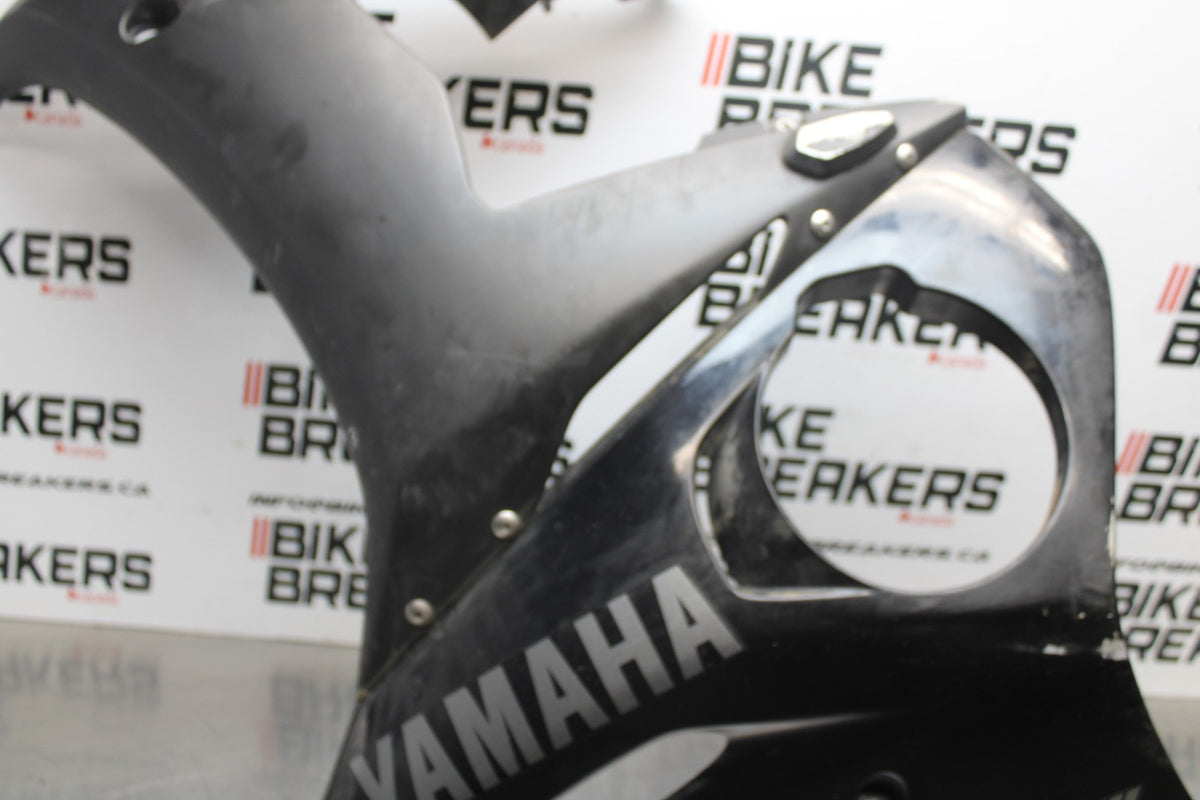08-09 YAMAHA YZF R6S LEFT LOWER MID UPPER SIDE FAIRING COWL BB796
