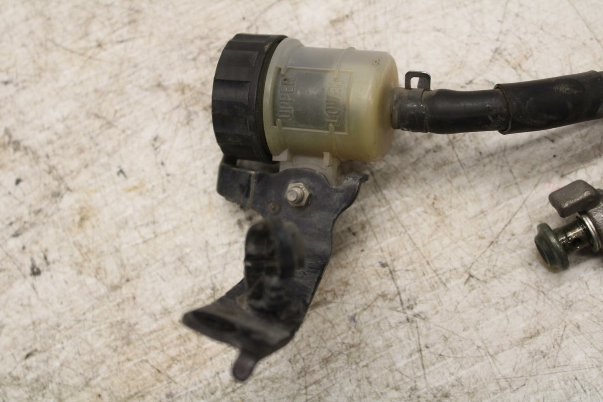 08-16 YAMAHA YZF R6 REAR BACK BRAKE MASTER CYLINDER W RESERVOIR BB365