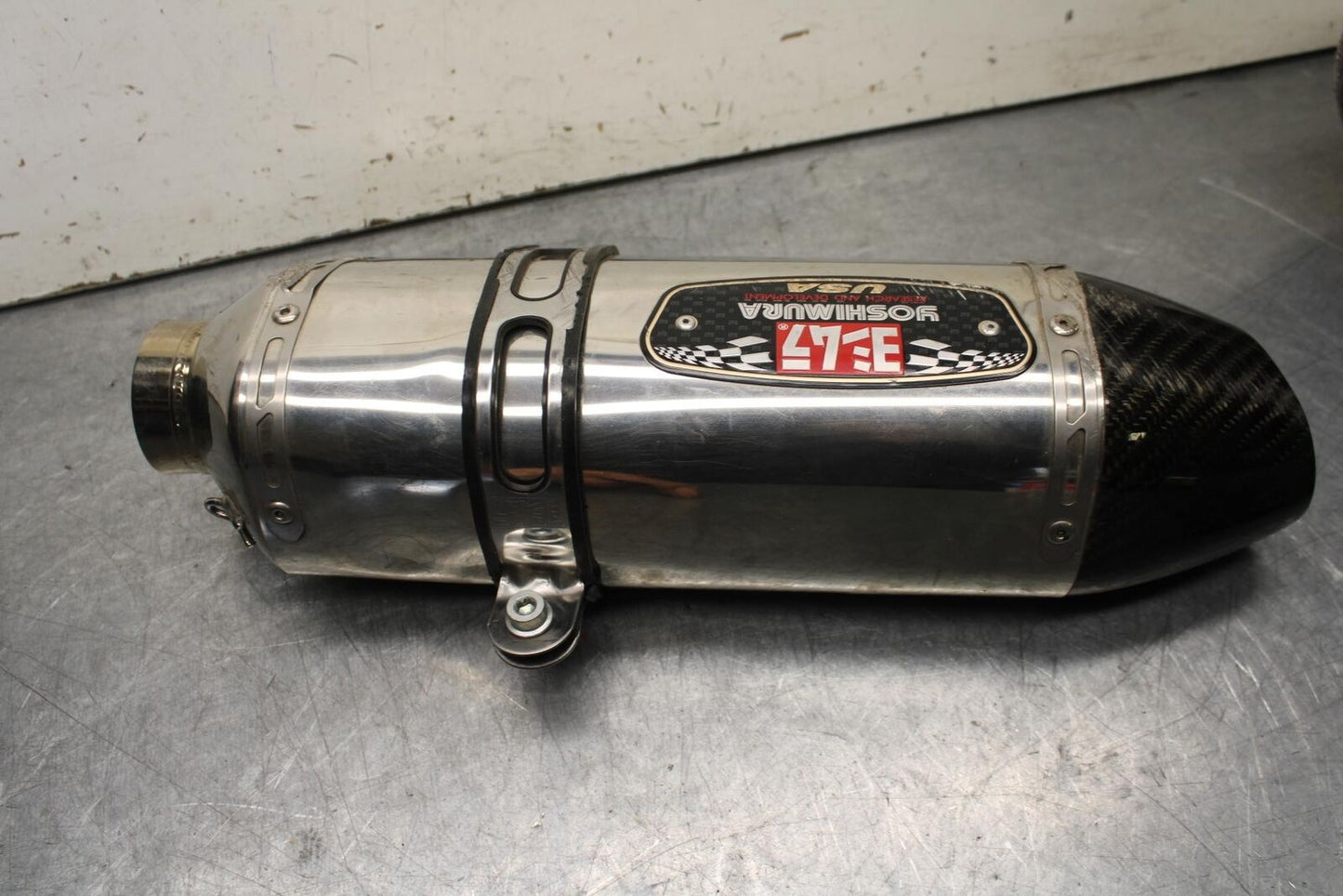 11-12 KAWASAKI Z1000 YOSHIMURA EXHAUST PIPE MUFFLER SLIP ON CAN SILENCER BB636