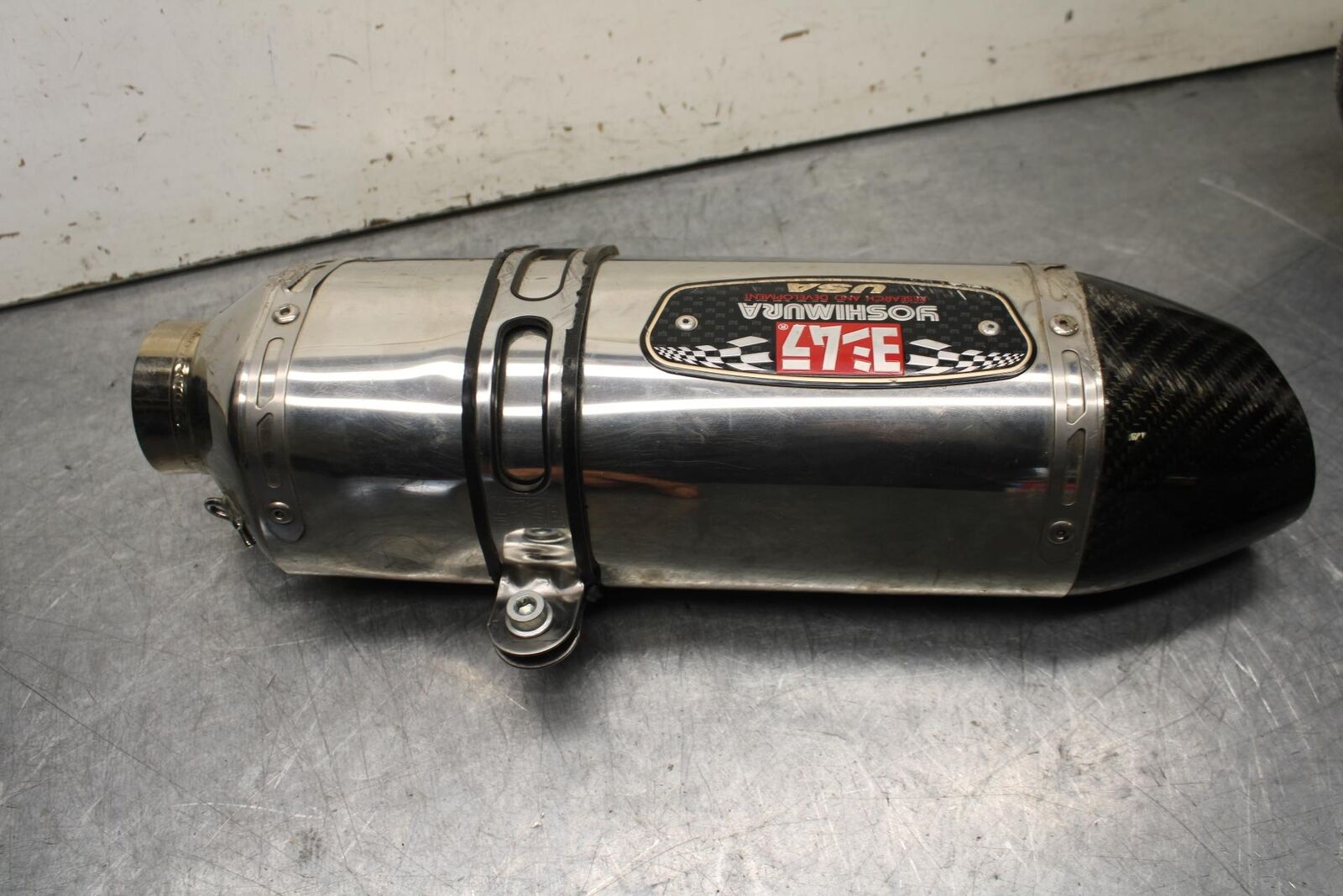 11-12 KAWASAKI Z1000 YOSHIMURA EXHAUST PIPE MUFFLER SLIP ON CAN SILENCER BB636