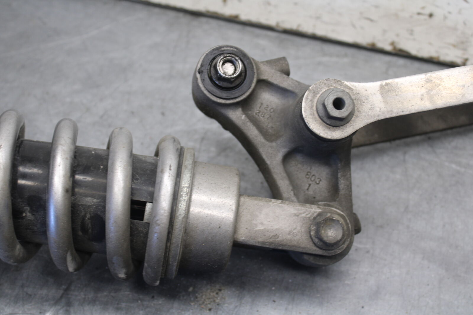 09-12 KAWASAKI NINJA ZX6R REAR BACK SHOCK SUSPENSION 45014-0250-23K  BB698