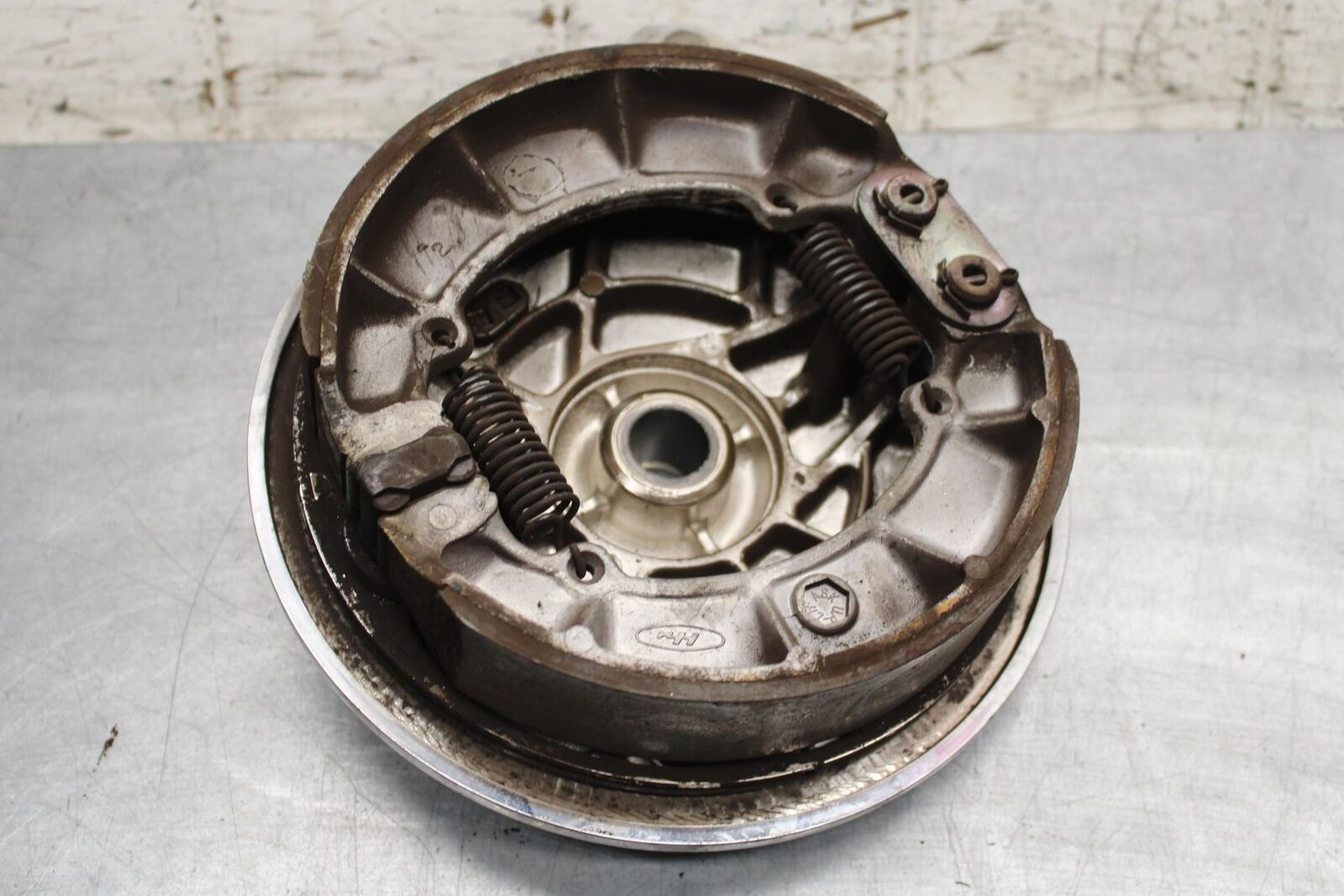 2007 Honda Shadow Spirit 1100 VT1100C REAR BACK BRAKE HUB BB561