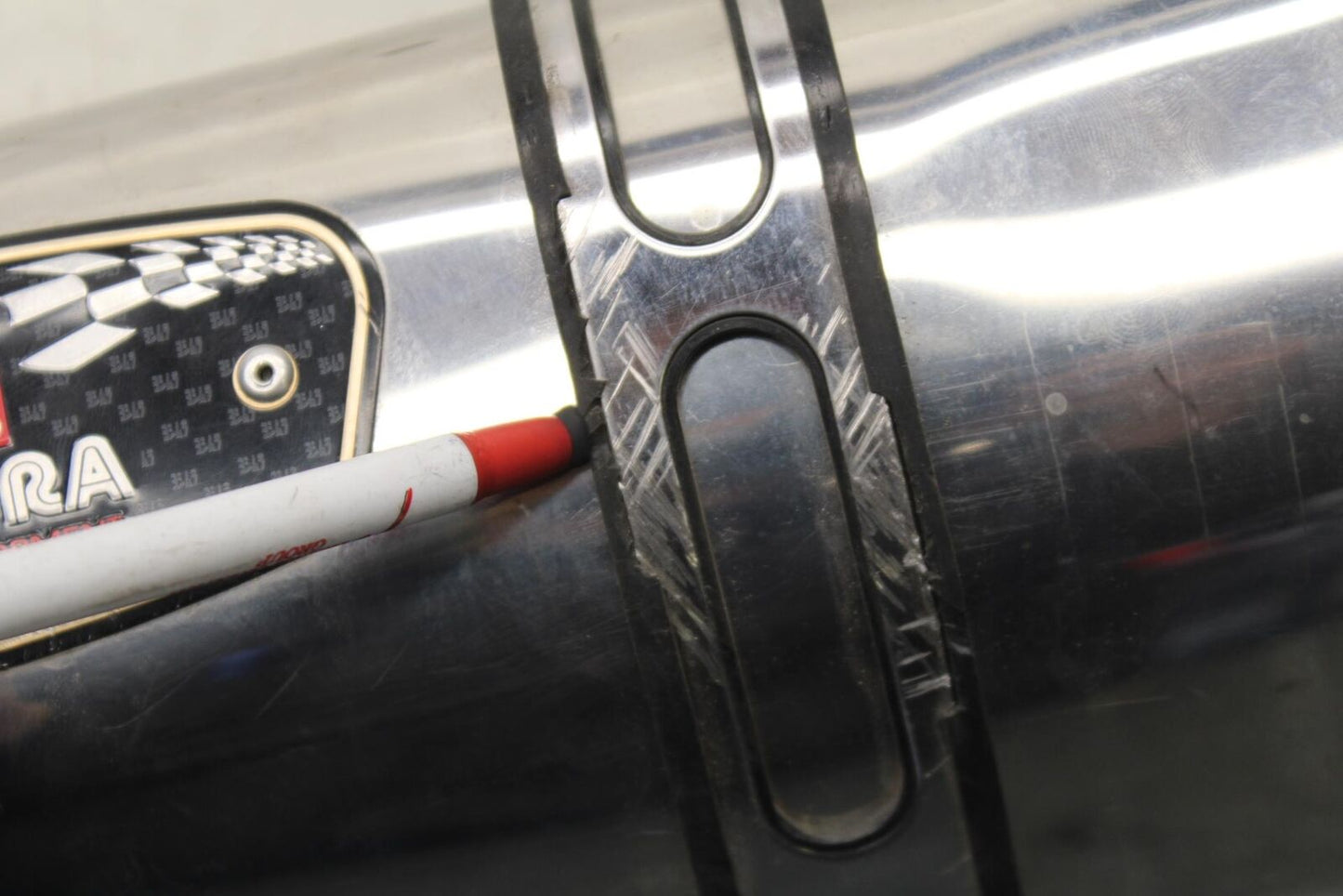 11-12 KAWASAKI Z1000 YOSHIMURA EXHAUST PIPE MUFFLER SLIP ON CAN SILENCER BB636