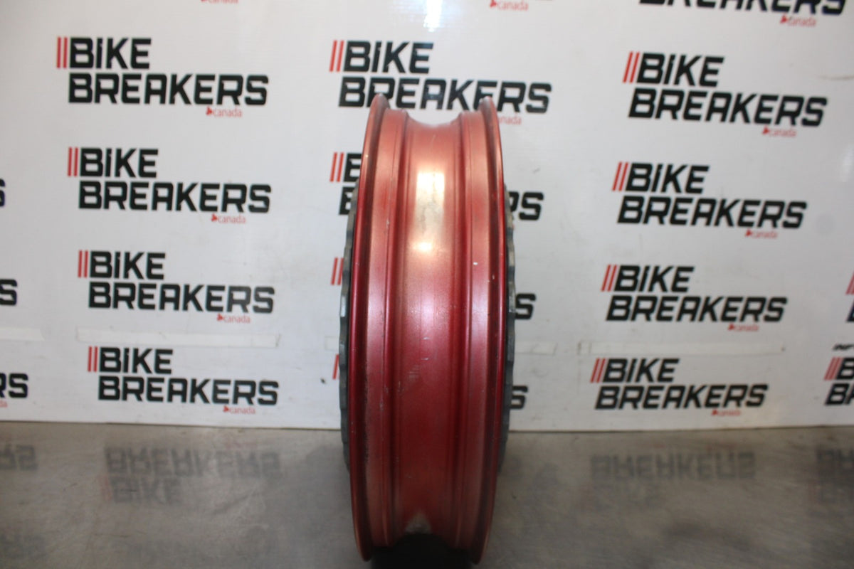 07-08 KAWASAKI NINJA ZX6R FRONT WHEEL FRONT RIM & ROTORS BB937