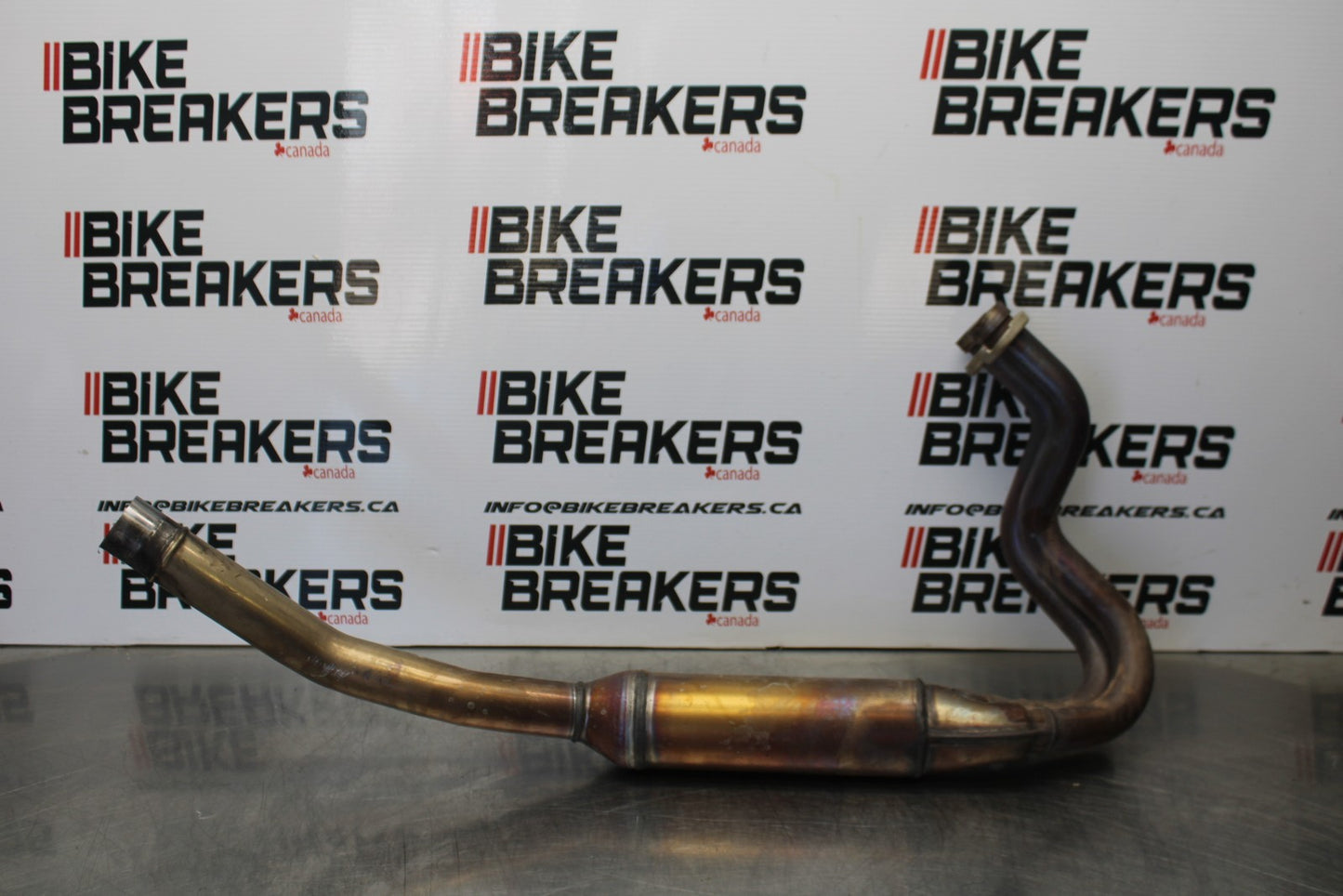 18-23 KAWASAKI NINJA 400 EX400 ABS EXHAUST HEADER PIPES MANIFOLD BB192