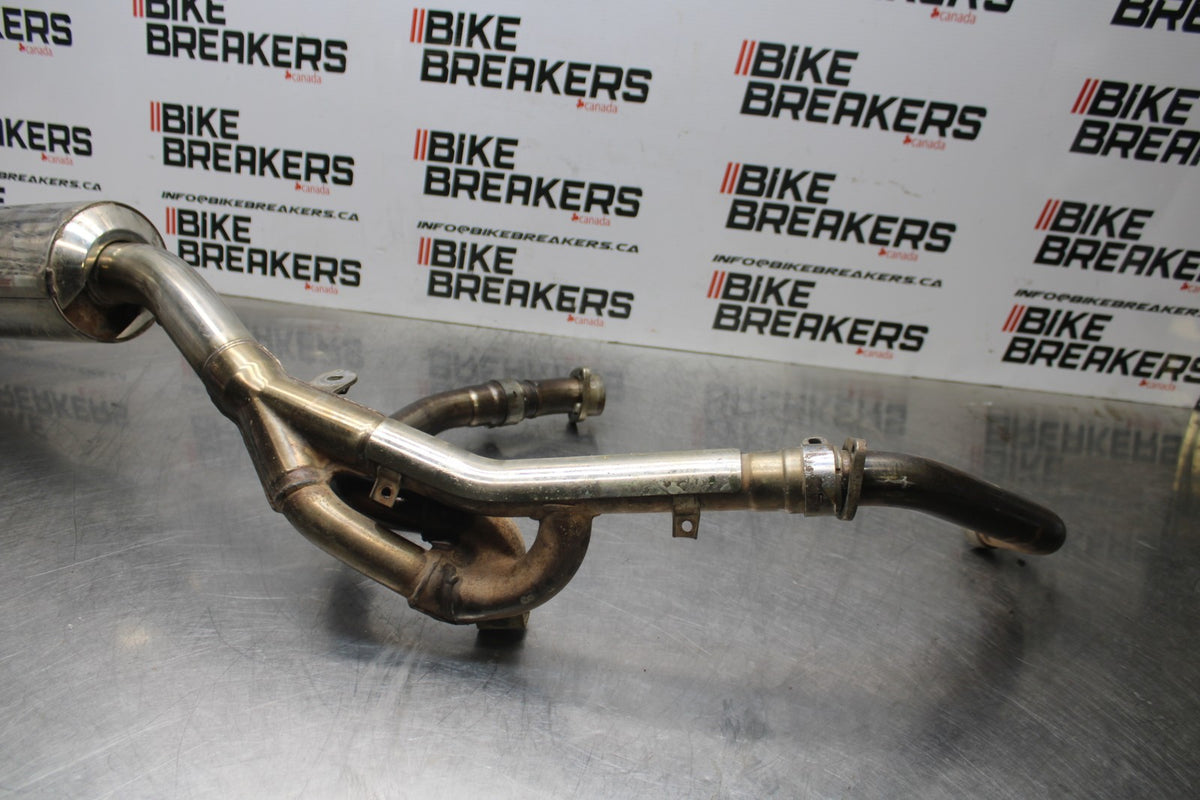 06 SUZUKI SV650S FULL EXHAUST SYSTEM HEADERS PIPE MUFFLER BB783