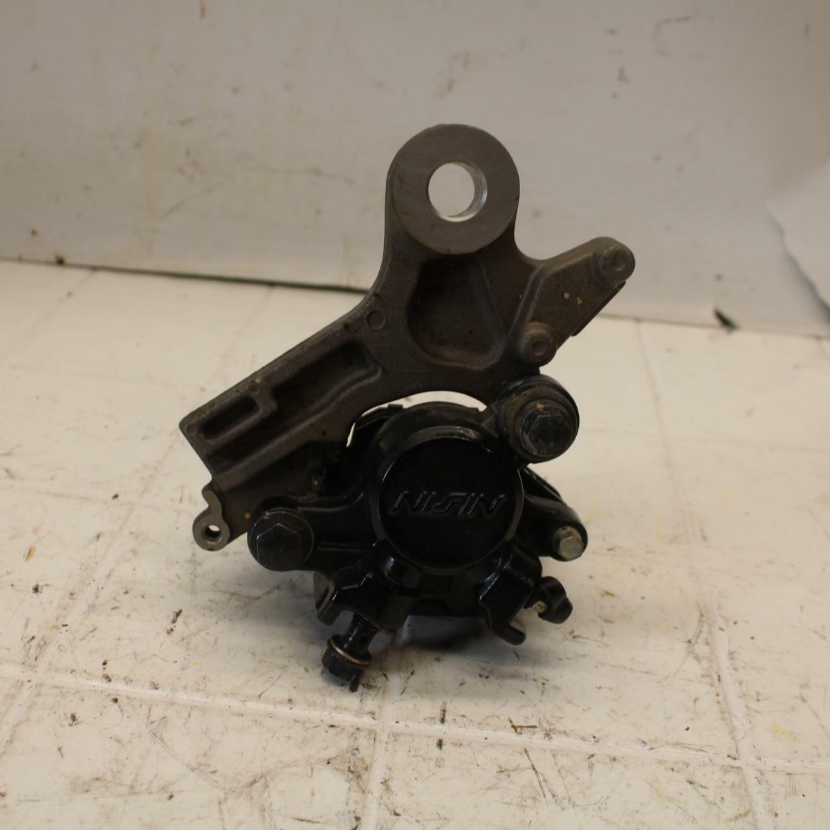 11-13 HONDA CBR250R REAR BACK BRAKE CALIPER W MOUNT BRACKET BB13