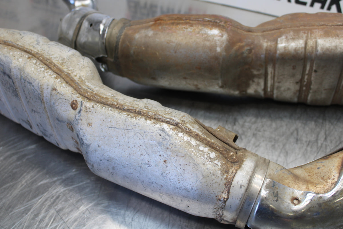 85 YAMAHA RZ500 FULL EXHAUST SYSTEM HEADERS PIPE MUFFLER BB00