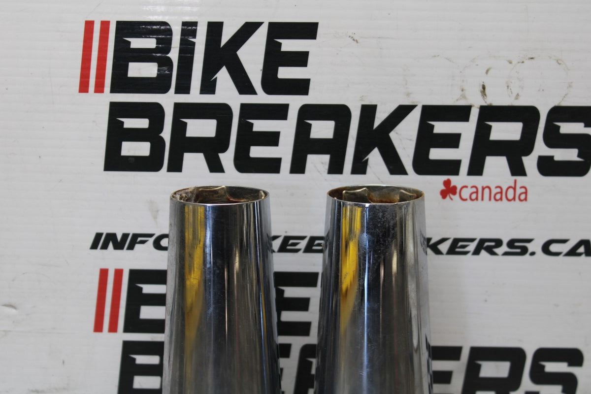 02 KAWASAKI VULCAN 800 VN800B CLASSIC FORK UPPER COVER TOP GUARD SHIELD BB862