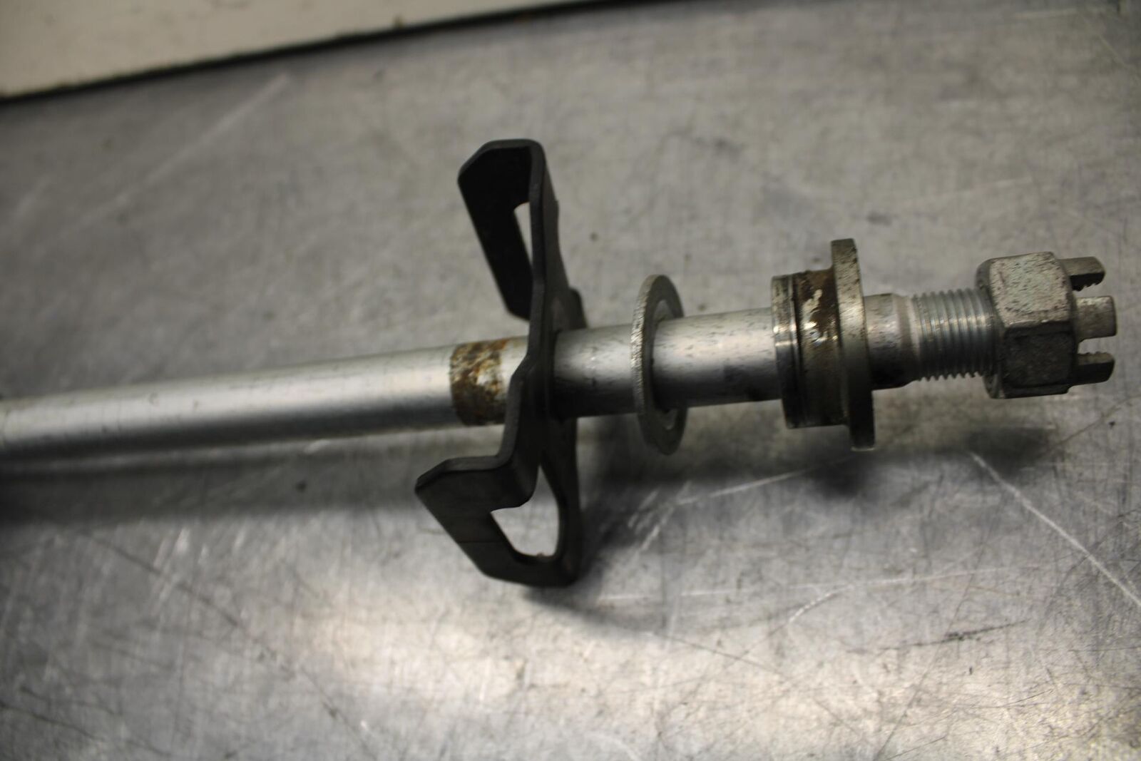 08-12 KAWASAKI NINJA 250R EX250J REAR AXLE BACK WHEEL RIM PIVOT BOLT AXEL BB612