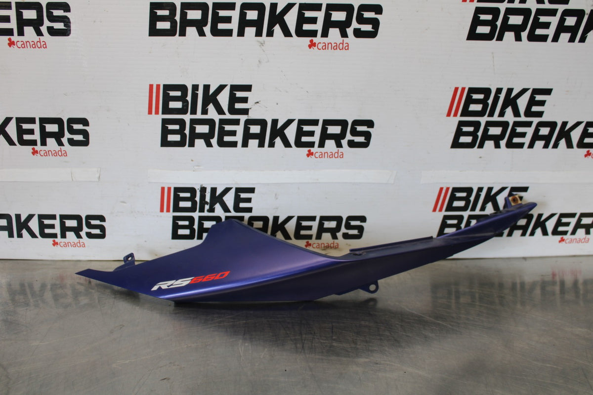 20-23 APRILIA RS660 RIGHT REAR BACK TAIL FAIRING COWL SHROUD BB889