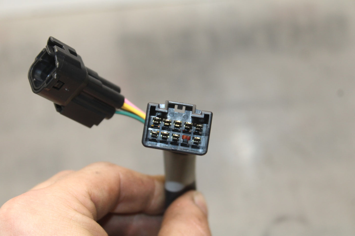 23-24 KAWASAKI NINJA ZX14R LEFT CLIP ON HANDLE HORN SIGNALS SWITCHES BB764