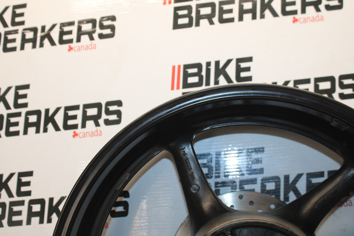 08-16 YAMAHA YZF R6 REAR WHEEL BACK RIM & ROTOR BB929
