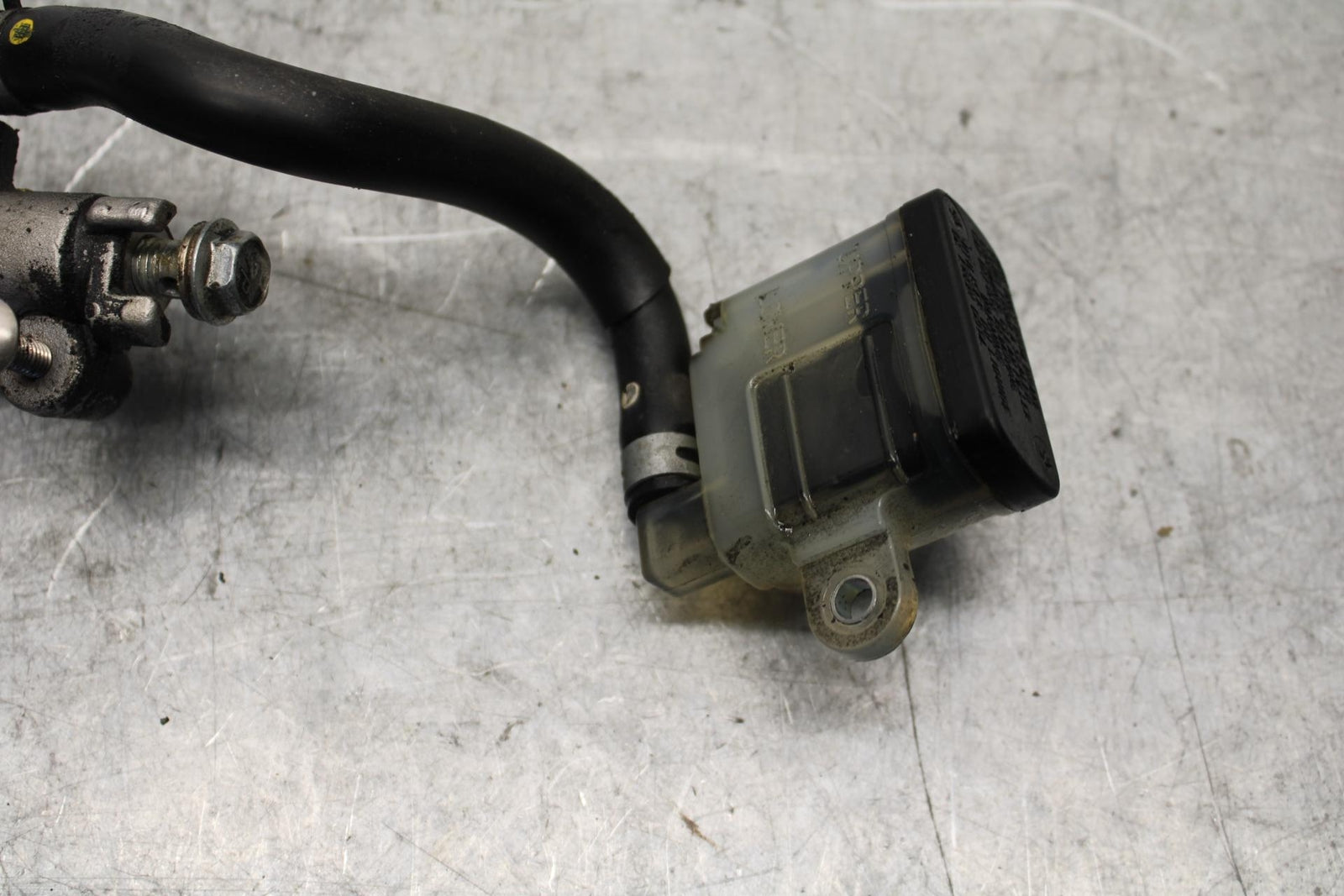 08-10 SUZUKI GSXR750 REAR BACK BRAKE MASTER CYLINDER W RESERVOIR BB58