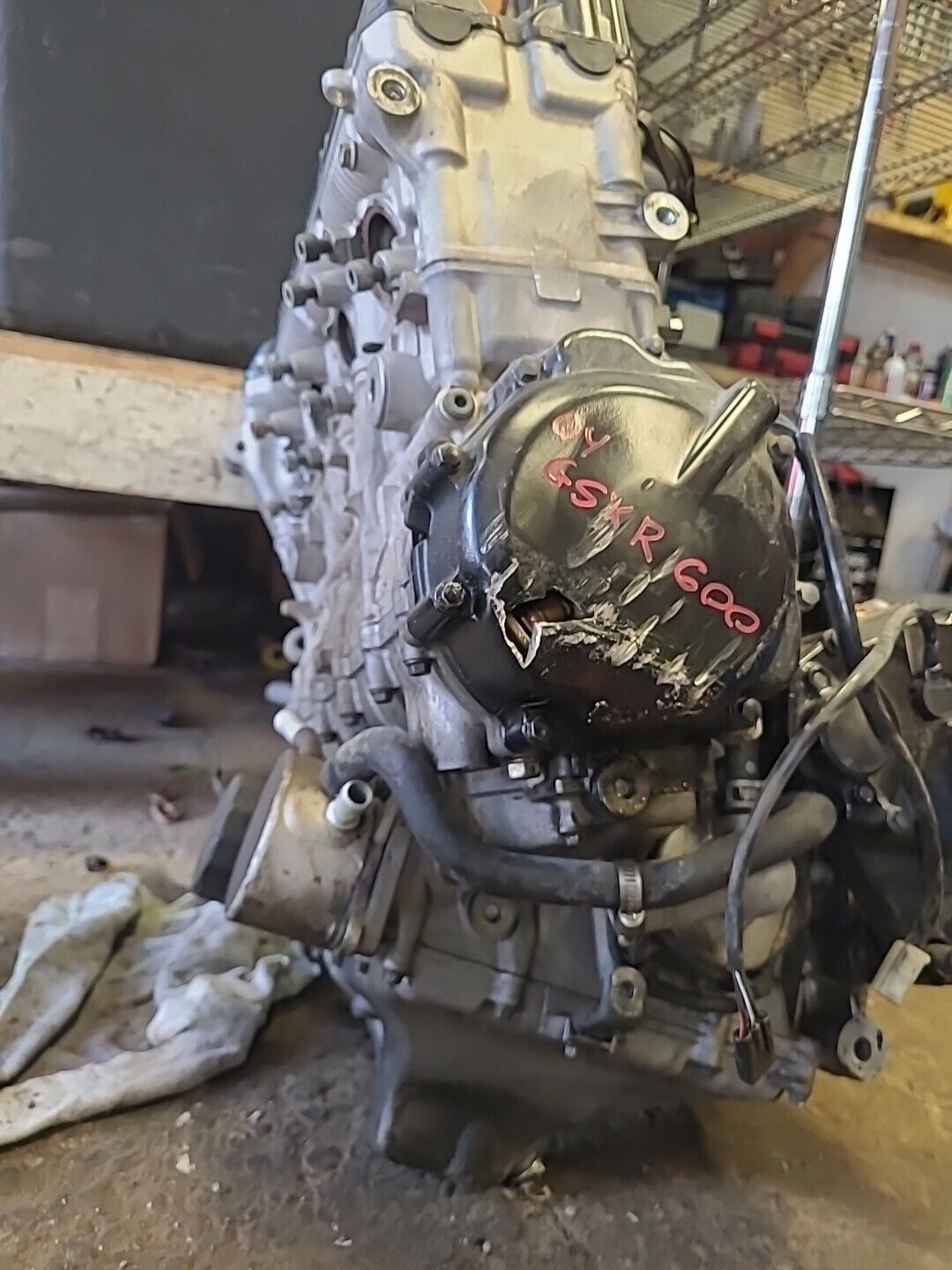 04 SUZUKI GSXR600 ENGINE MOTOR 11301-29861 BB676