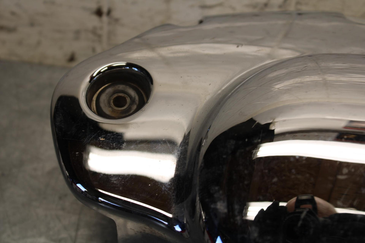 07-08 YAMAHA V STAR 1100 CHROME ENGINE MOTOR TIMING CHAIN COVER BB71