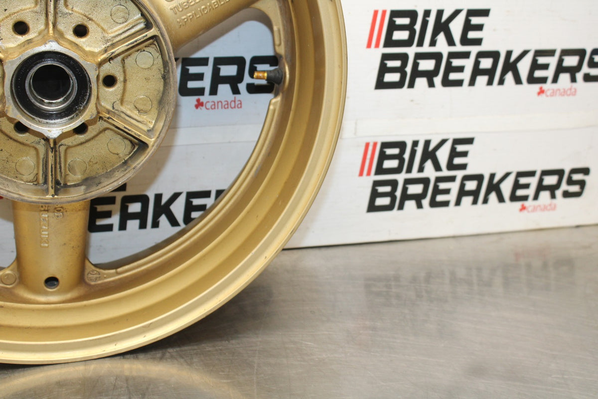 97-00 SUZUKI GSXR600 SRAD REAR WHEEL BACK RIM & ROTOR BB921