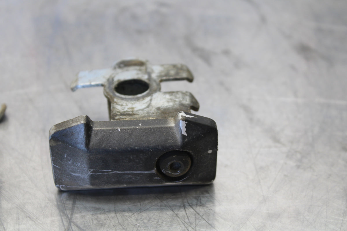 00 SUZUKI SV650 SWINGARM CHAIN TENSIONER ADJUSTMENT BRACKETS  BB156