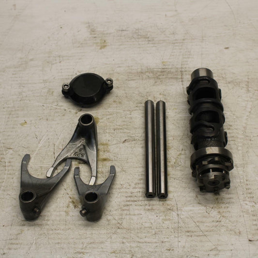 06 YAMAHA ROAD STAR XV1700PC WARRIOR ENGINE TRANSMISSION GEAR SHIFTER DRUM BB262