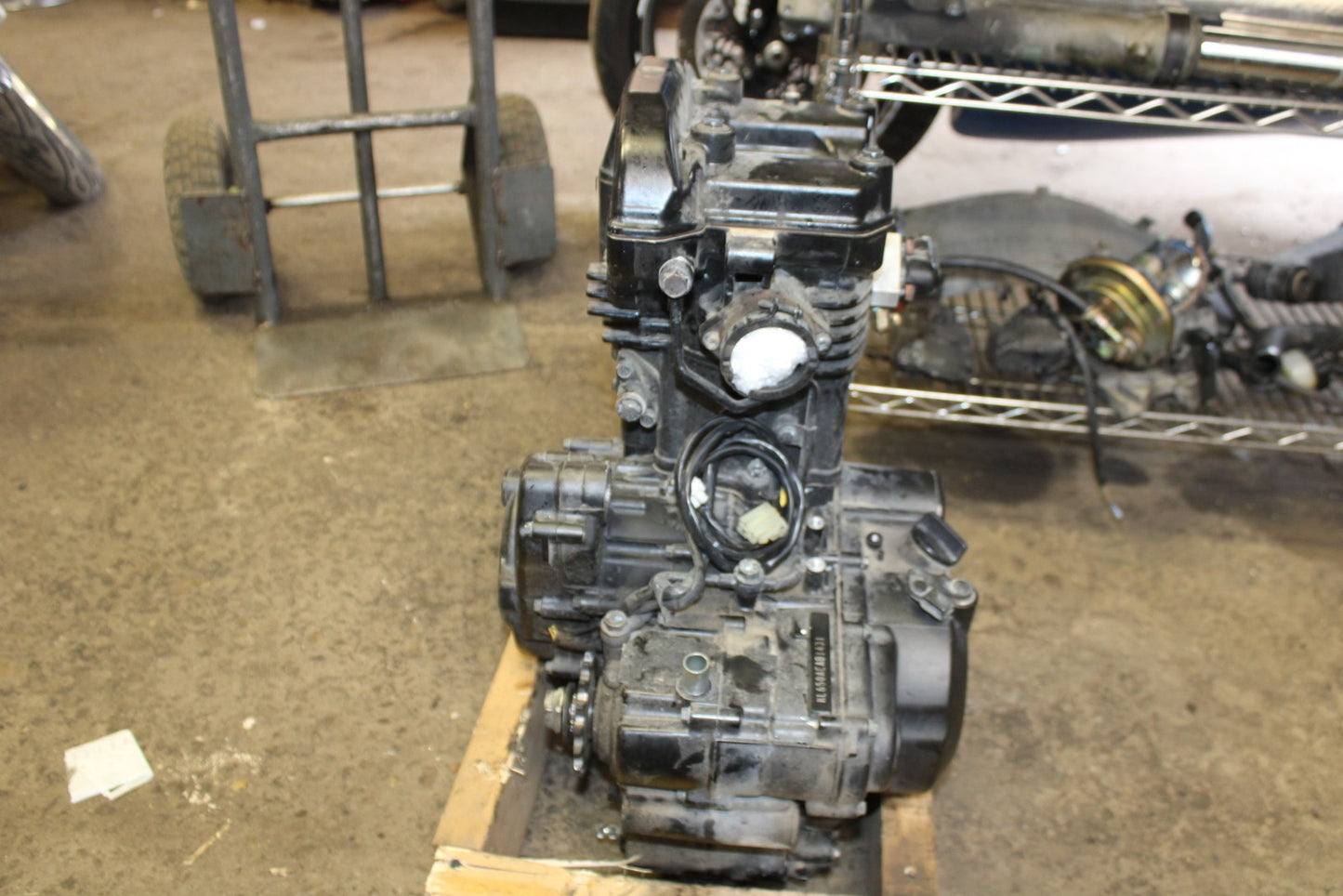 08-18 KAWASAKI KLR650 ENGINE MOTOR BB183