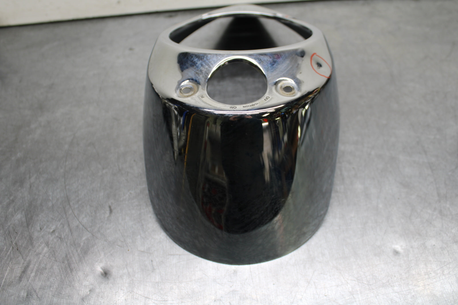 03-08 KAWASAKI VULCAN 1600 GAS TANK CAP COVER TRIM PANELCOWL FAIRING BB754