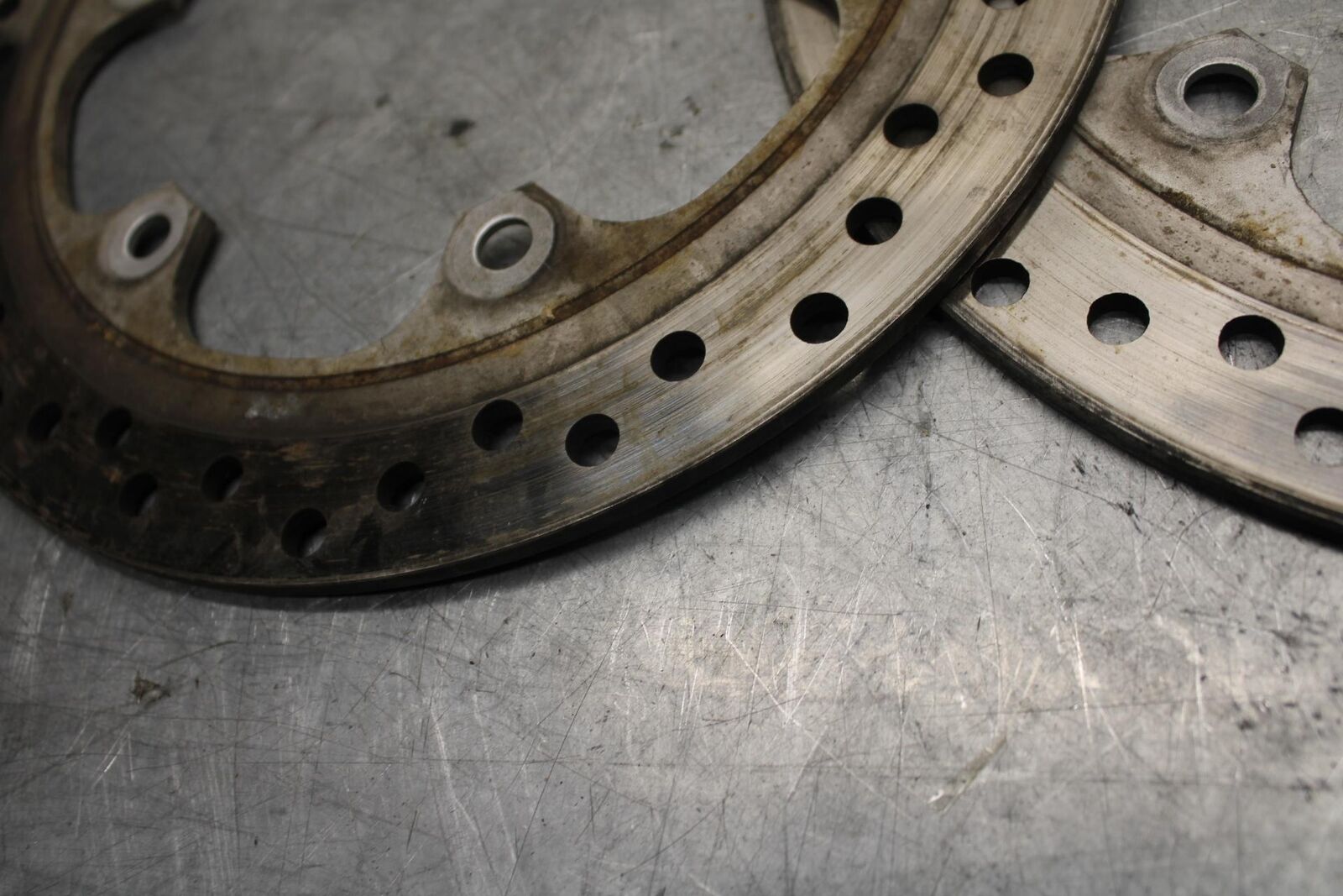 1992 Honda CBR600F2 FRONT LEFT RIGHT BRAKE ROTORS DISCS 45251-MV9-000 BB40
