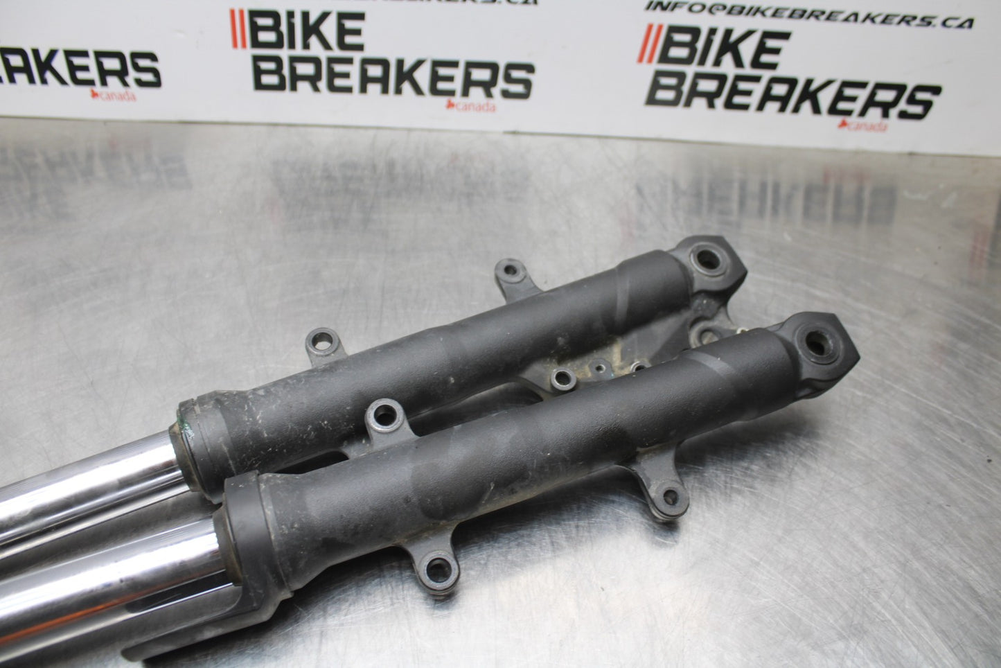 13-17 KAWASAKI NINJA 300 EX300 ABS FRONT FORKS SHOCK SUSPENSION SET PAIR BB187