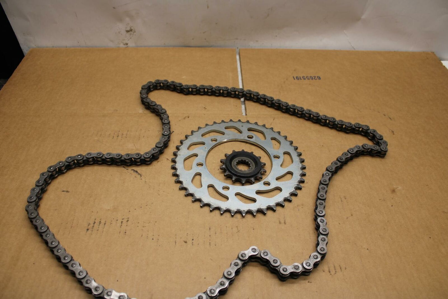 19-21 YAMAHA YZF R3 REAR BACK SPROCKET W FRONT & CHAIN BB378