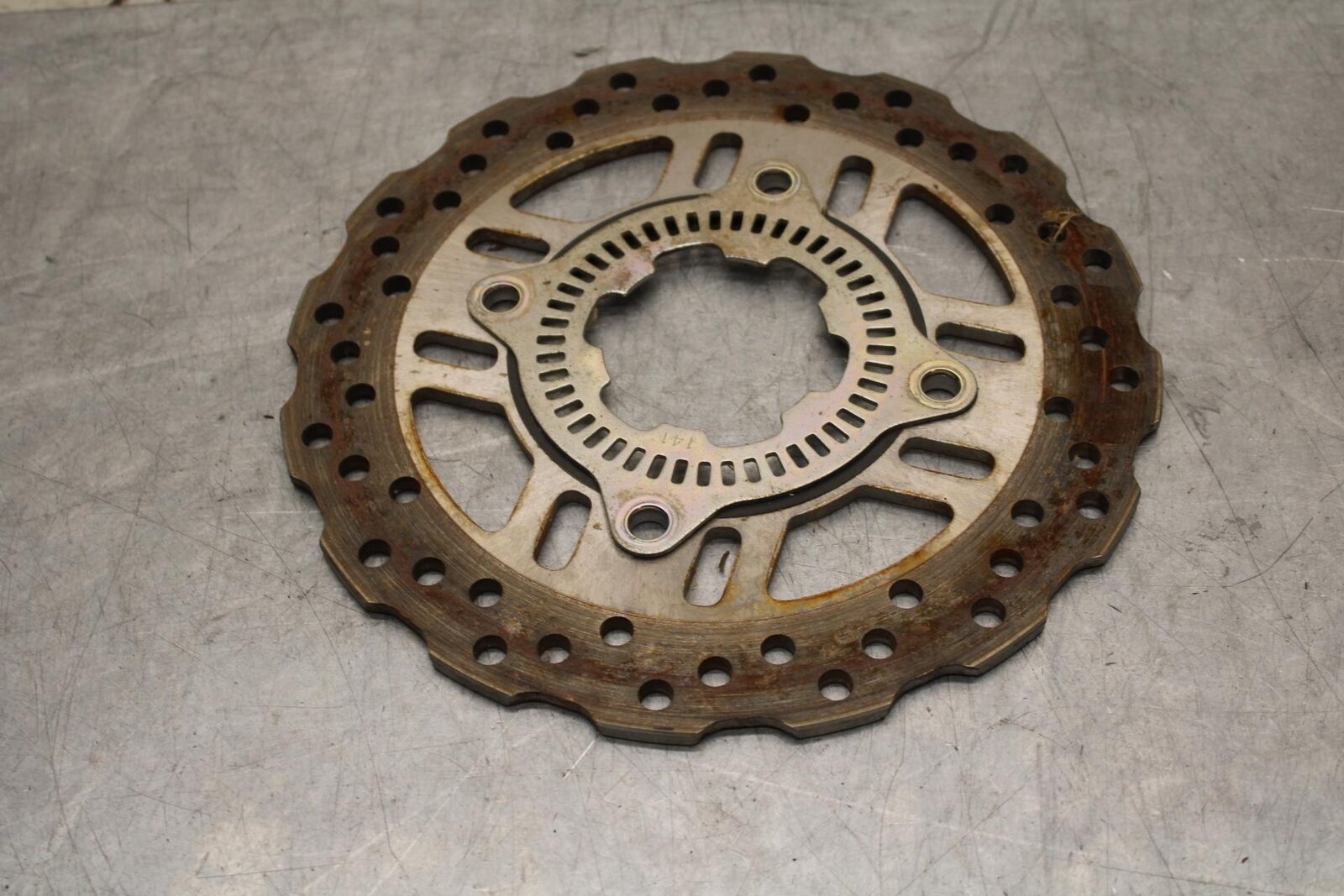 2012 Kawasaki Ninja ZX14R ZX1400E REAR ROTOR BACK BRAKE DISC WITH ABS RING BB60