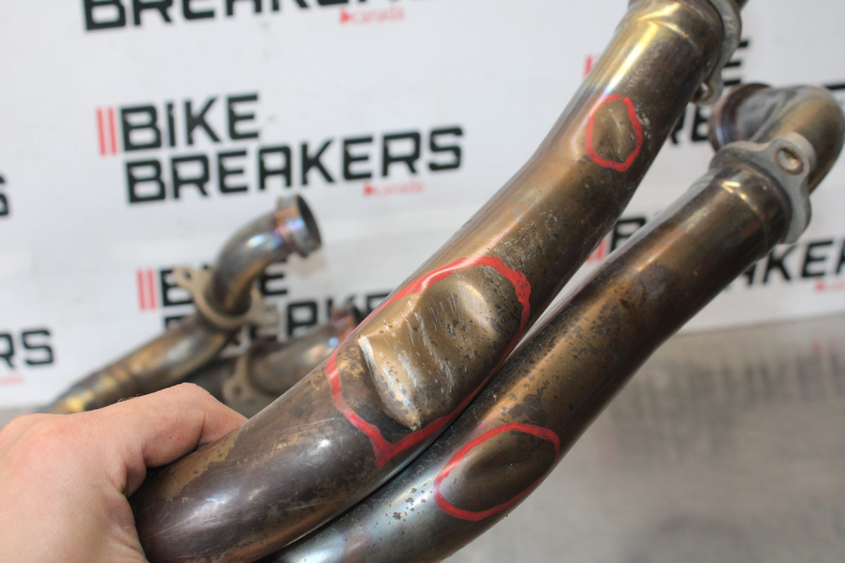 24 APRILIA TUONO V4 1100 FACTORY ABS EXHAUST HEADER PIPES MANIFOLD BB887